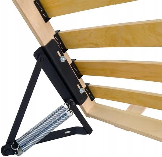 Doppelbett 120x200cm, Stauraumbett mit Bettkasten & Birkenholz Lattenrost, Robustes Bett mit Kopfteil, Bettgestell aus Schichtstoffplatte, ohne Matratze, Weiß