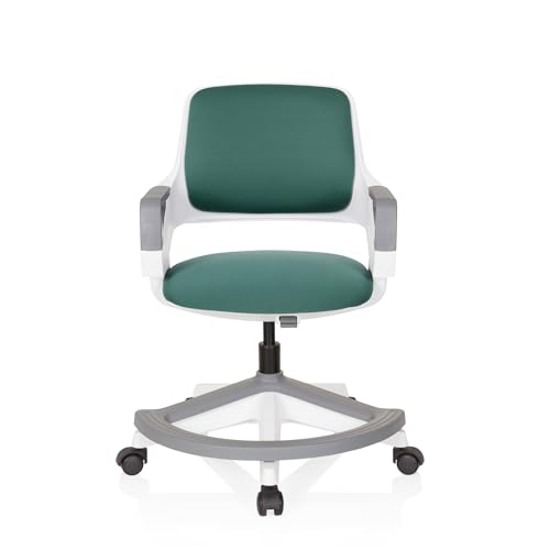 HJH Office KID FLEX sedia girevole per bambini e ragazzi, schienale e poggiapiedi regolabili, benzina : Casa e cucina