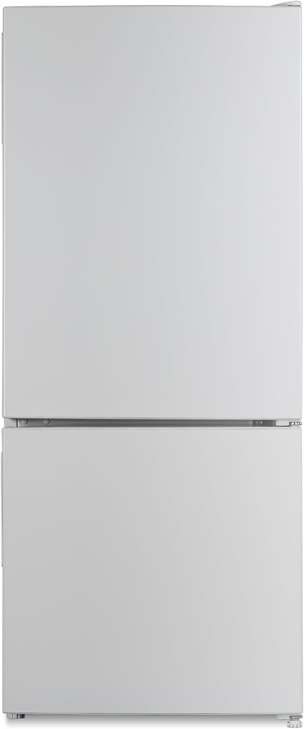 PKM KG117ES Kühl-Gefrierkombination | Silber Design | 114 cm | 87 Liter Kühlen | 30 Liter Gefrieren | 39dB | LED-Beleuchtung | Freistehend