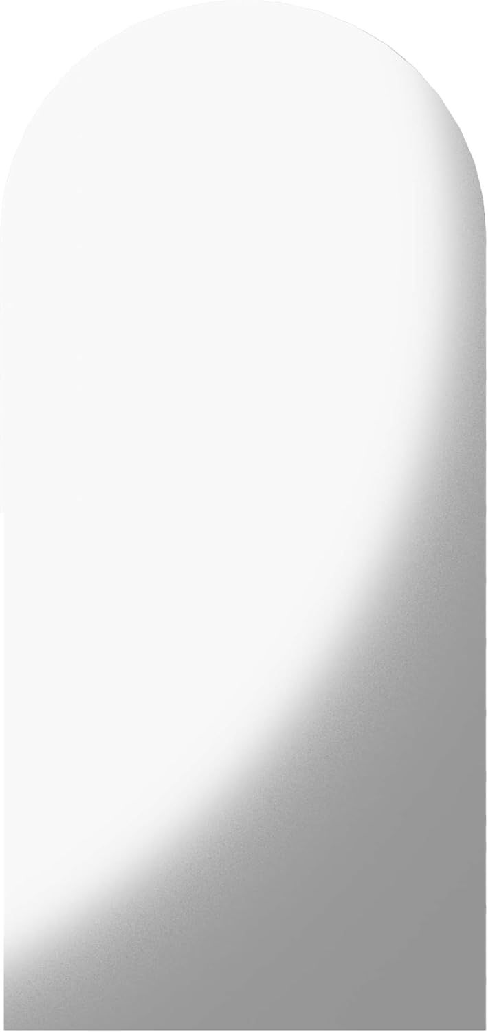 Victorian Hampton Arched Frameless Mirror - 50x100 cm