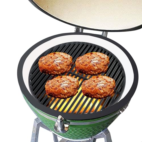 Plowo Griglie per griglia da 45,7 cm per grandi uova verdi, griglie di ricambio in ghisa per Kamado Joe KJ23RH Classic I, KJ 23RHC Classic II, KJ23NRHCI Classic III, Vision Grill VGKSS CC2, : Amazon.it: Giardino e giardinaggio