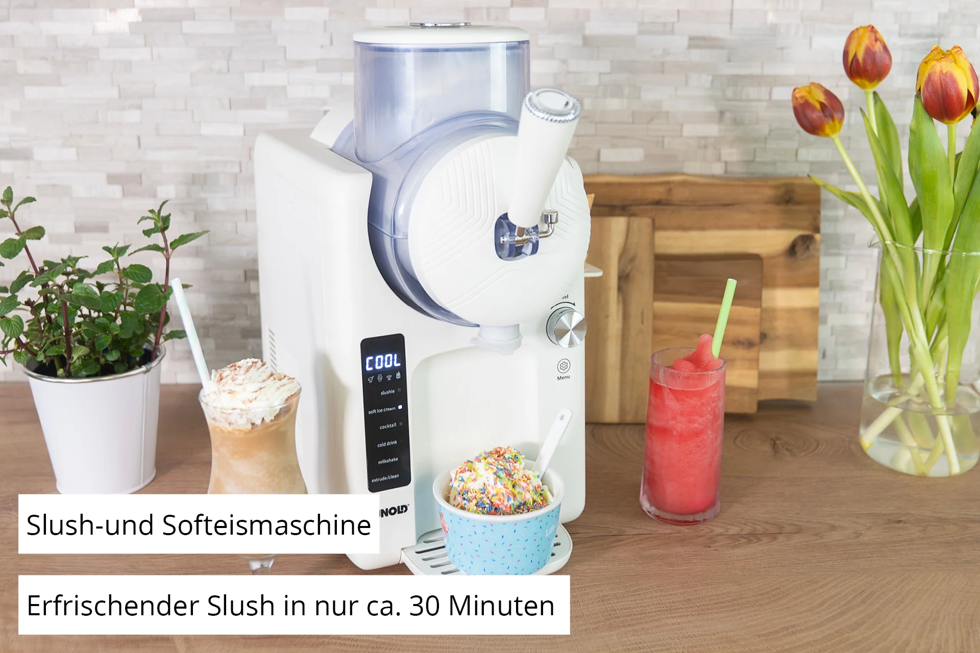 2-in-1 Slush- en Softijsmachine Sofie