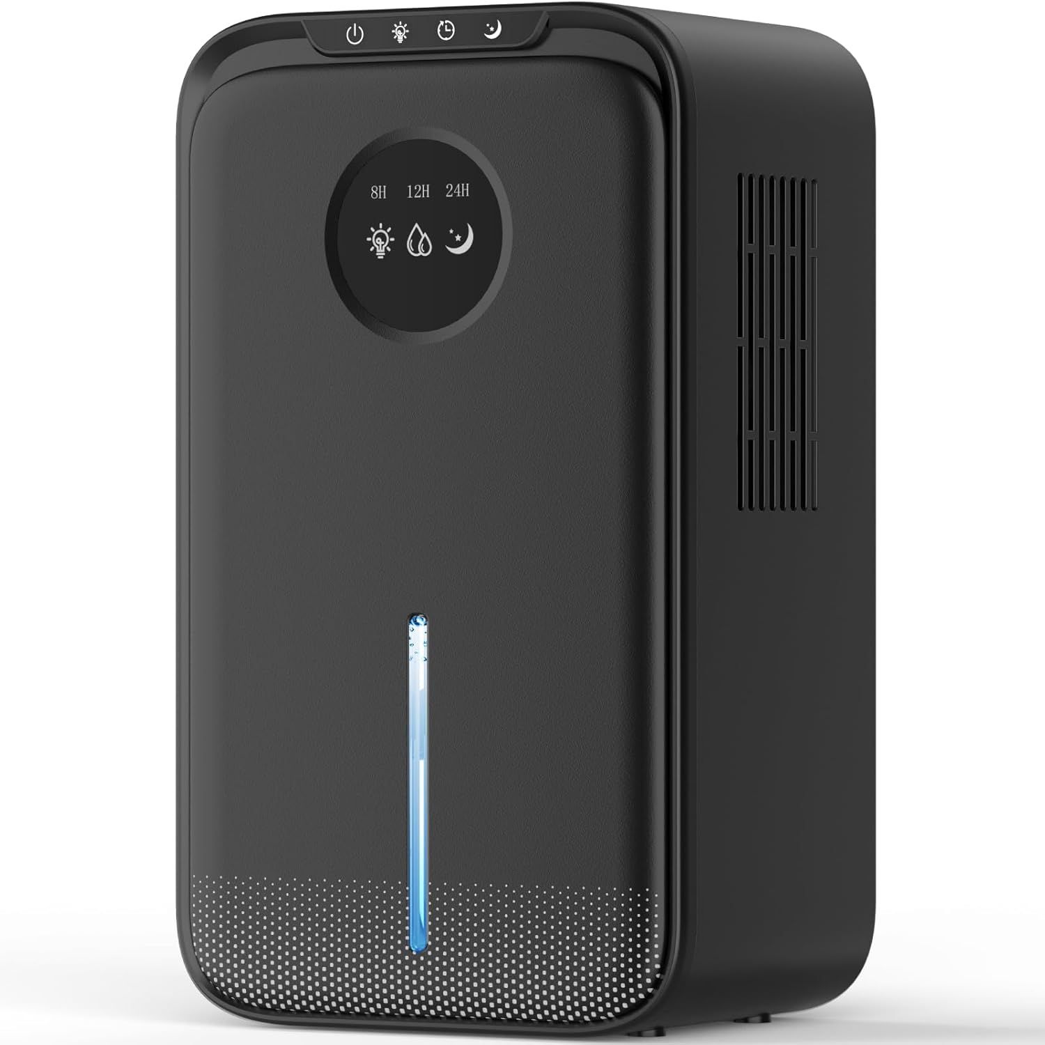 SAMSICHI Quiet Dehumidifier with LED Light, 800 sq. ft. Coverage, Auto Shut Off and Drain Hose