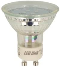 LED Leuchtmittel GU10 Warmweiß 1W (ersetzt 10W) - 80 Lumen, 2700K, 30.000h Lebensdauer, 120° Abstrahlwinkel, Glasgehäuse, Nicht Dimmbar - Energieeffizient für Innenbereiche