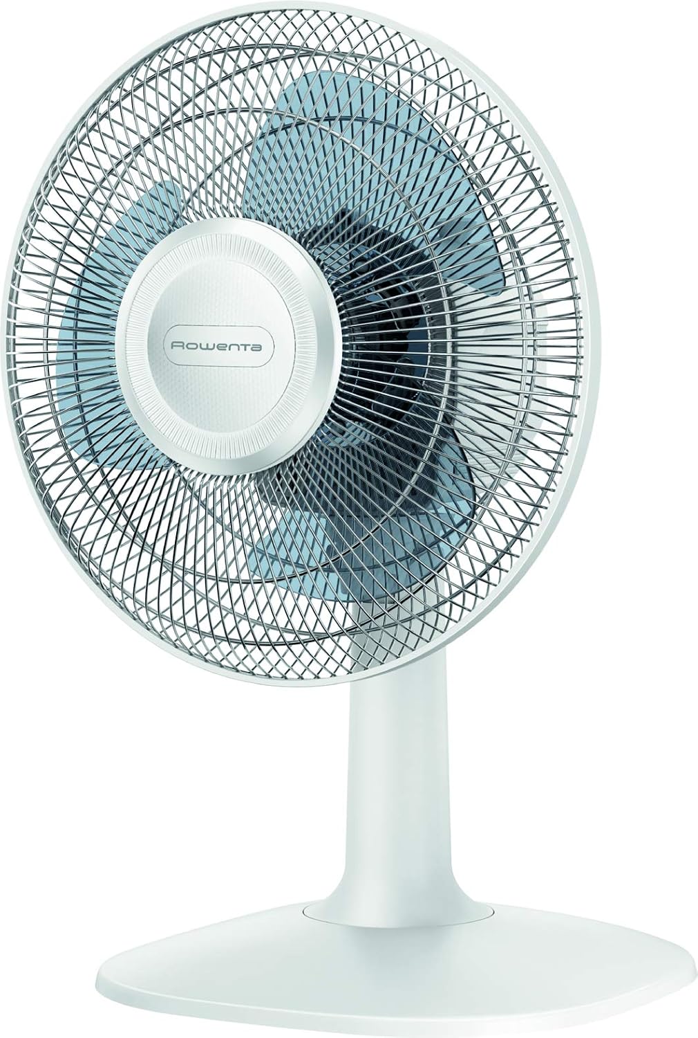 Rowenta Essential + Ventilateur de table, Haute performance, Silencieux, 2 vitesses, Compact, Oscillation et orientation réglables VU2310F0