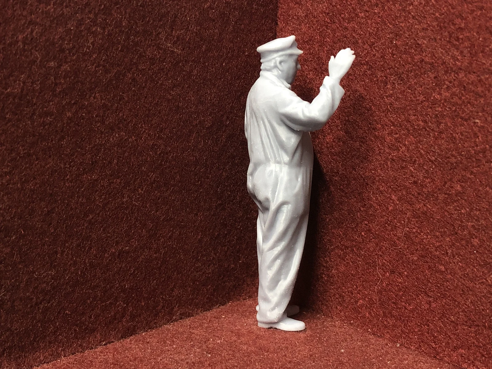 G-Scale Driver figure - 3D scan of a real person - DR009 (also GN15)