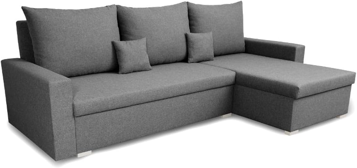Ecksofa mit Schlaffunktion Mondo (Grau)