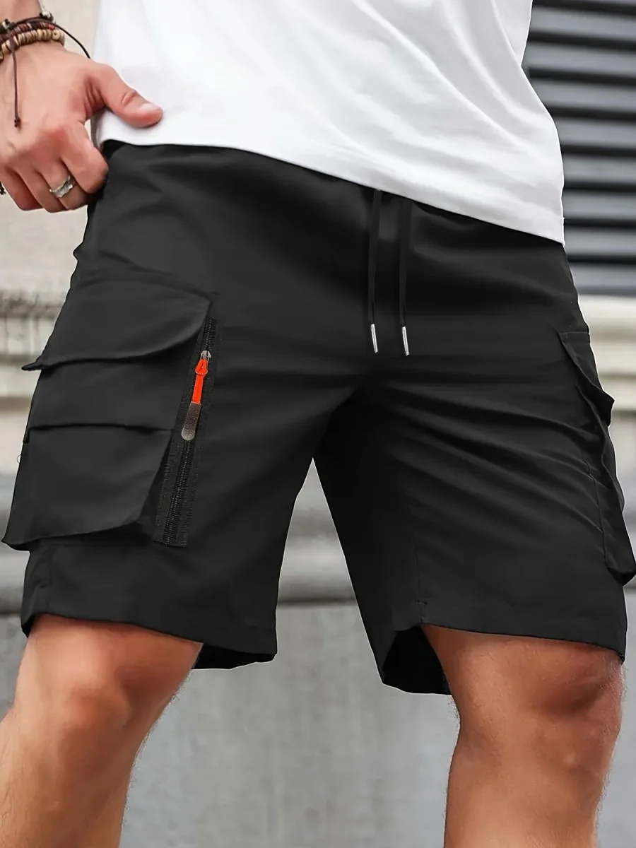 Leichte Cargo-Shorts mit Rei?verschlusstaschen f��r Herren