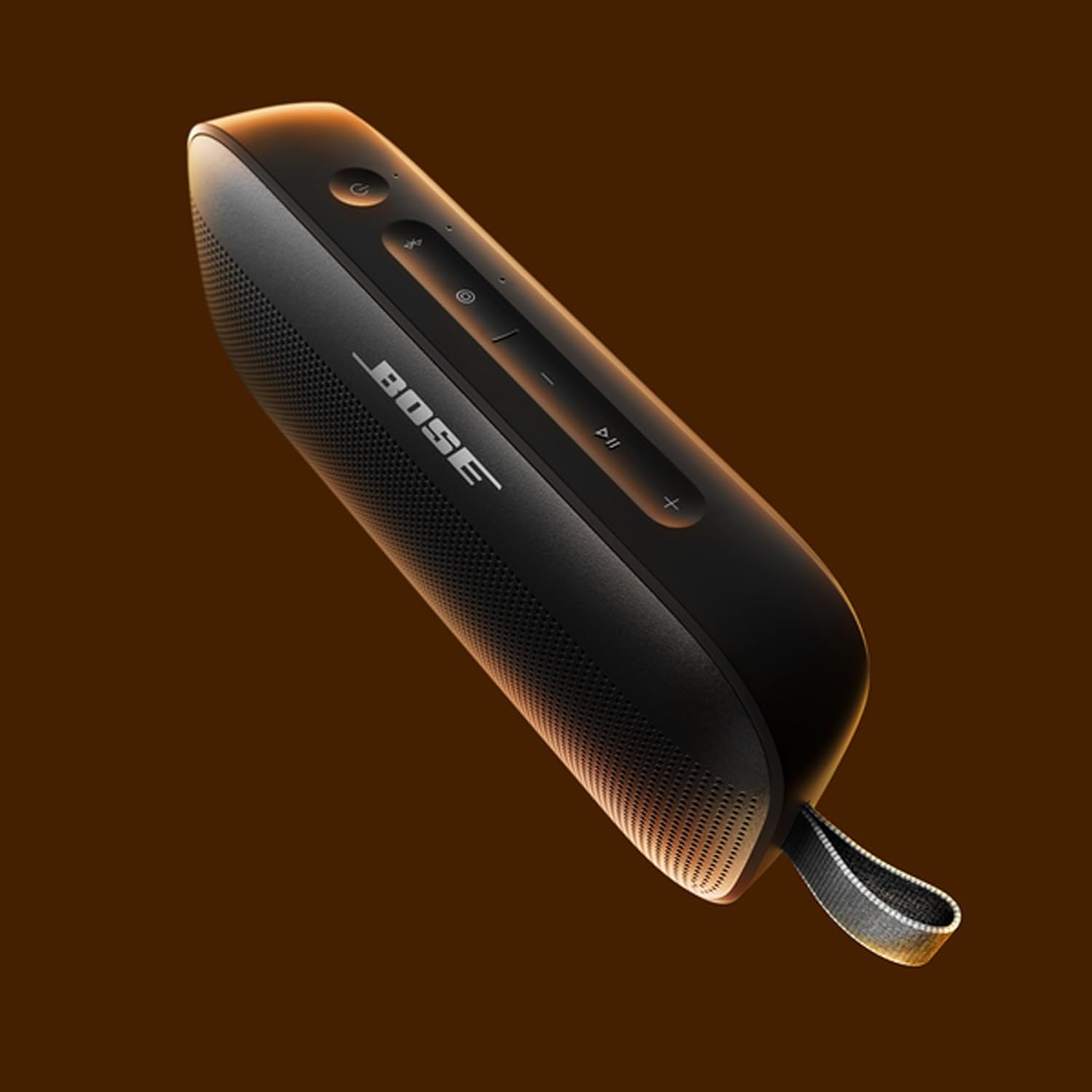 Bose SoundLink Flex Tragbarer Bluetooth-Lautsprecher (2. Gen.), Tragbarer Außen-Lautsprecher mit naturgetreuem Klang, bis zu 12 Stunden Akkulaufzeit, staubdicht und wasserdicht, Schwarz