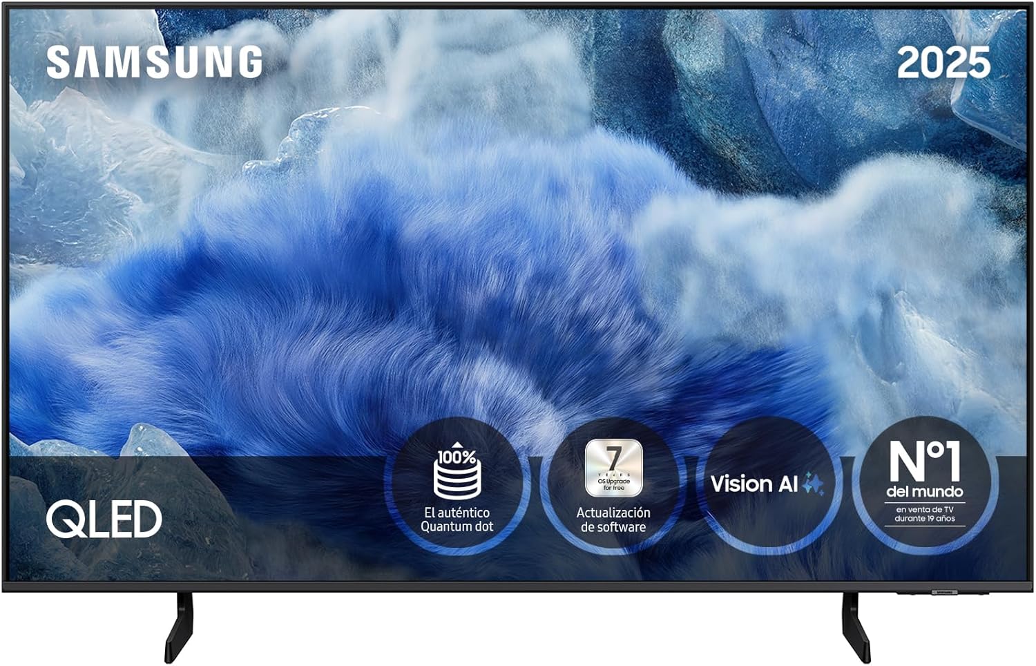 TV 43 Pulgadas QLED Q8F 4K Smart TV con Vision AI, 100% Volumen de Color con Quantum Dot, el auténtico Quantum Dot y Motion Xcelerator