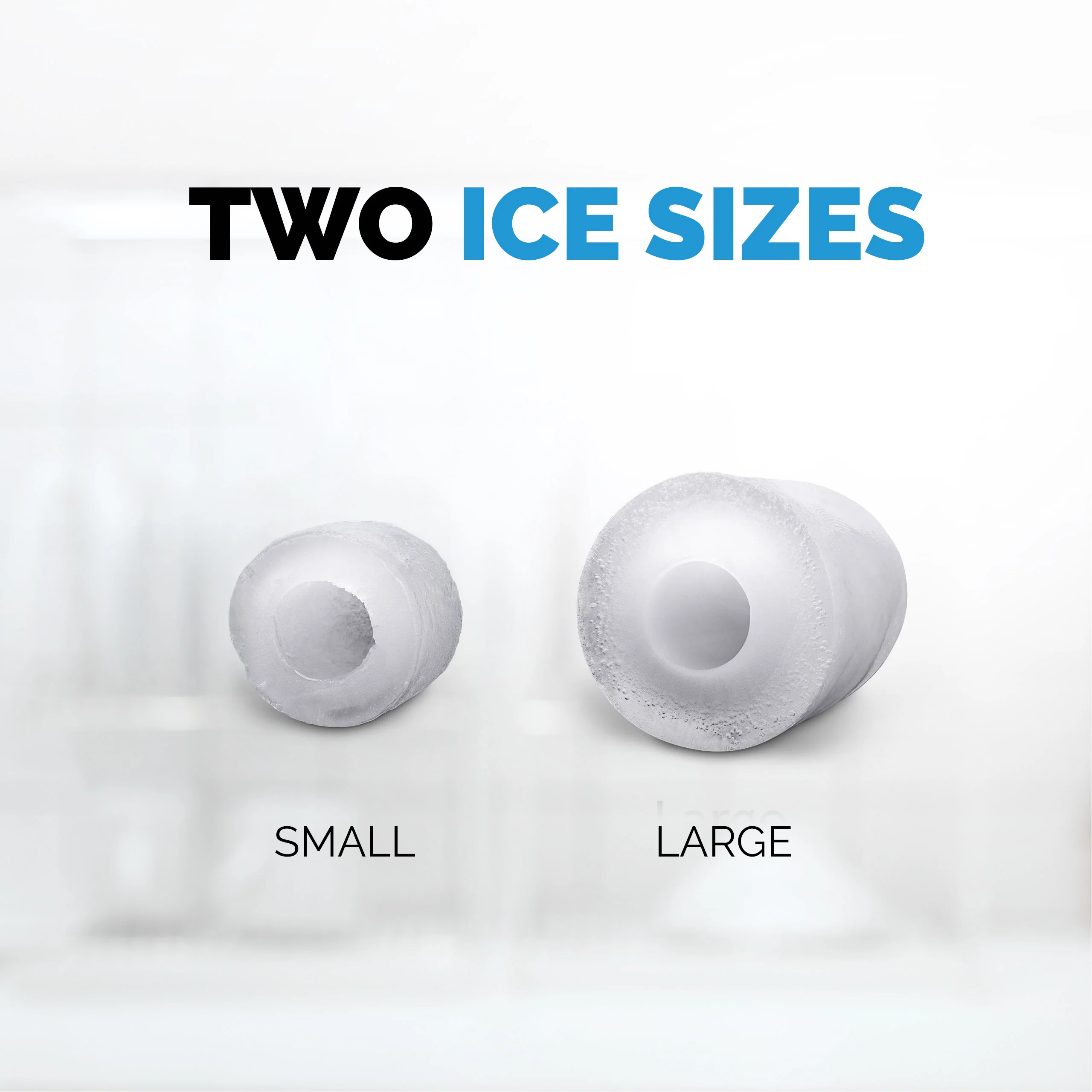 2025 Newair? IJsblokjesmachine voor het aanrecht. Bullet Ice, 26 lbs/dag �C Mat Zwart