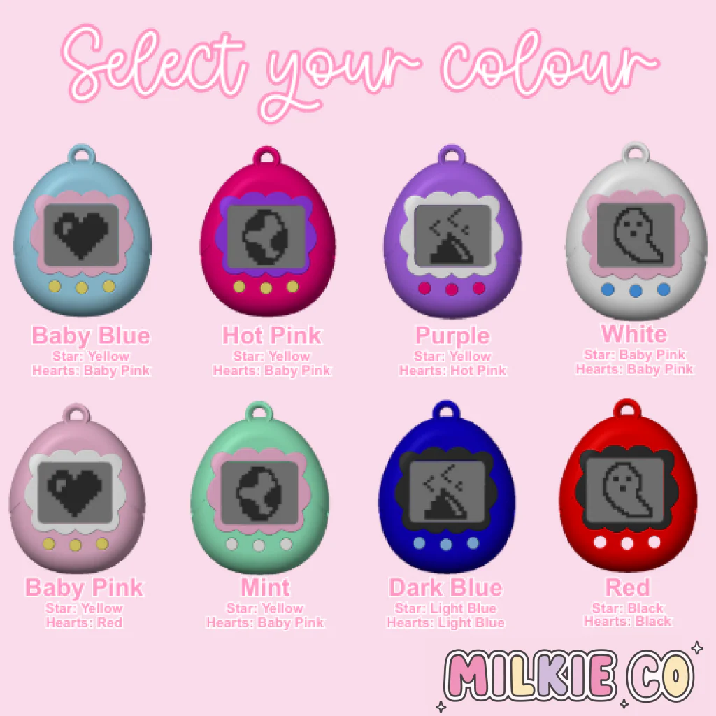 Tamagotchi Clicker Keychain