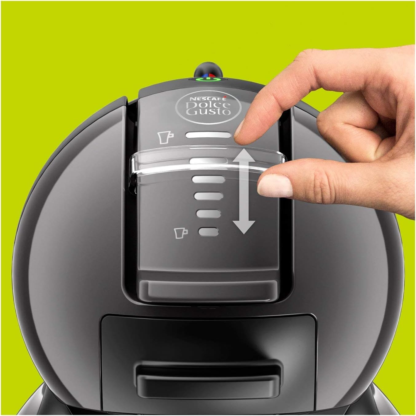 NESCAF DOLCE GUSTO MINI ME by KRUPS arctic-grey/ schwarz automatische Kaffeekapselmaschine