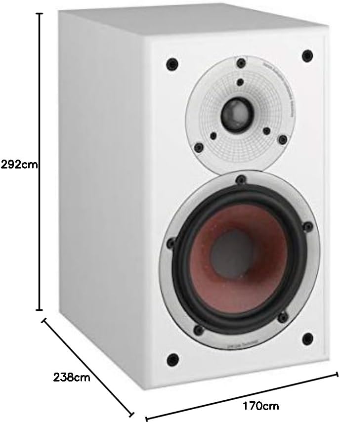 DALI Spektor 2 Kompaktlautsprecher-Paar - Hochwertiger Allround-Sound für Musik und Heimkino, Bassreflex & Holzfasermembran