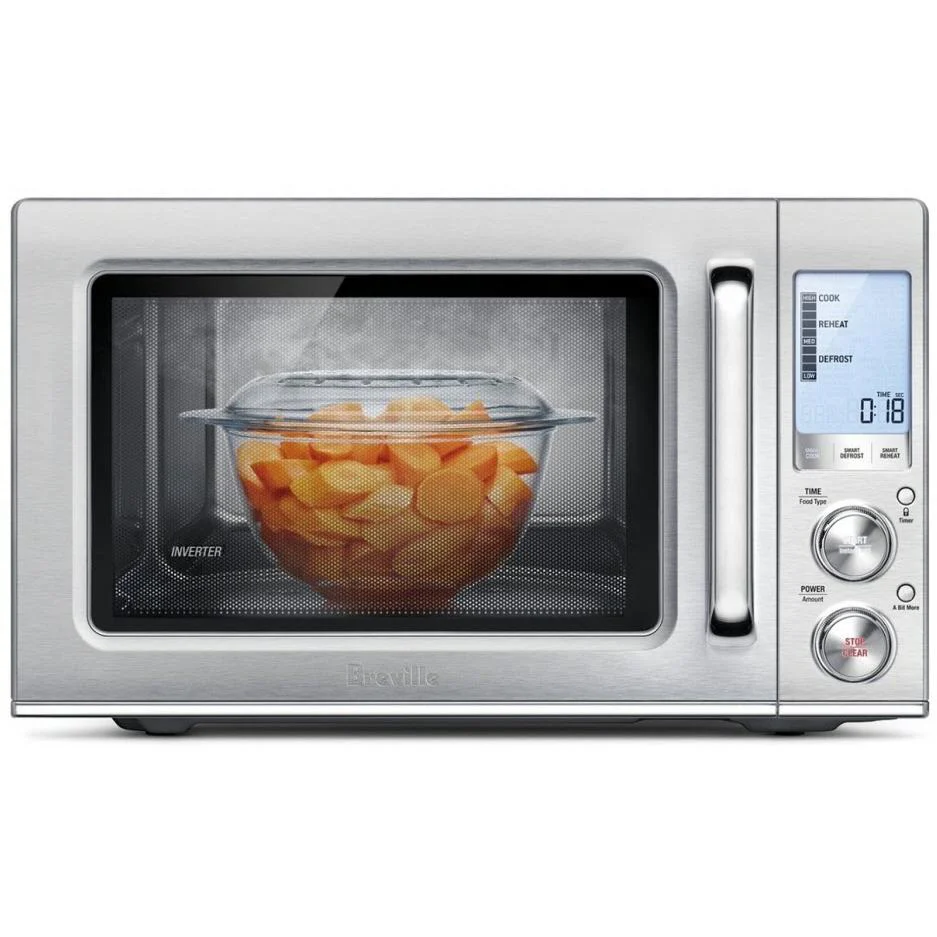 2025 Breville Smooth Wave Magnetron �C Sensor iQ? Technologie, Vermogensgladheidsinverter en 15 Slimme Voorinstellingen