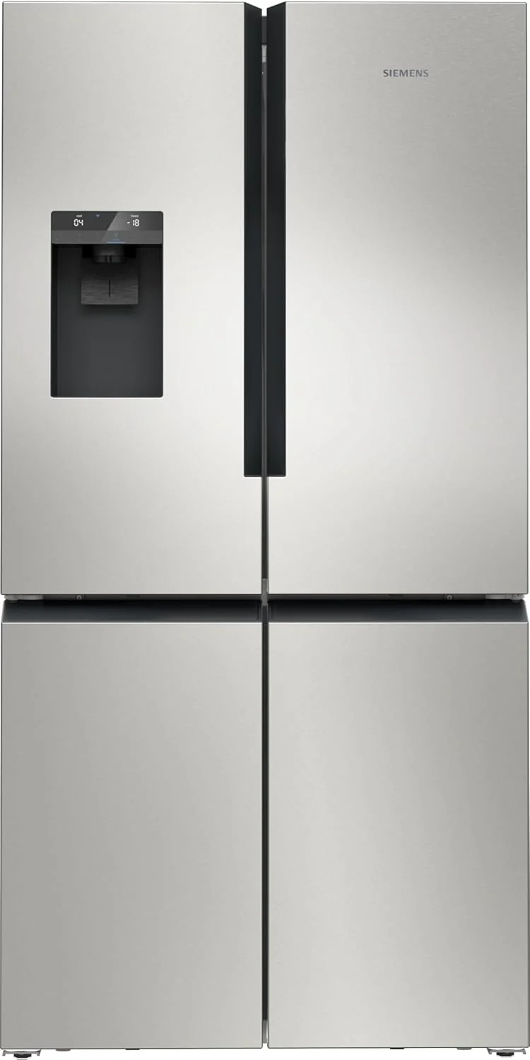 SIEMENS KF96NVPEA iQ300 Multi-Door-K��hlschrank, 183 x 91 cm, 405 L K��hlen & 200 L Gefrieren, hyperFresh l?ngere Frische, noFrost nie wieder abtauen, superCooling schnellere K��hlung