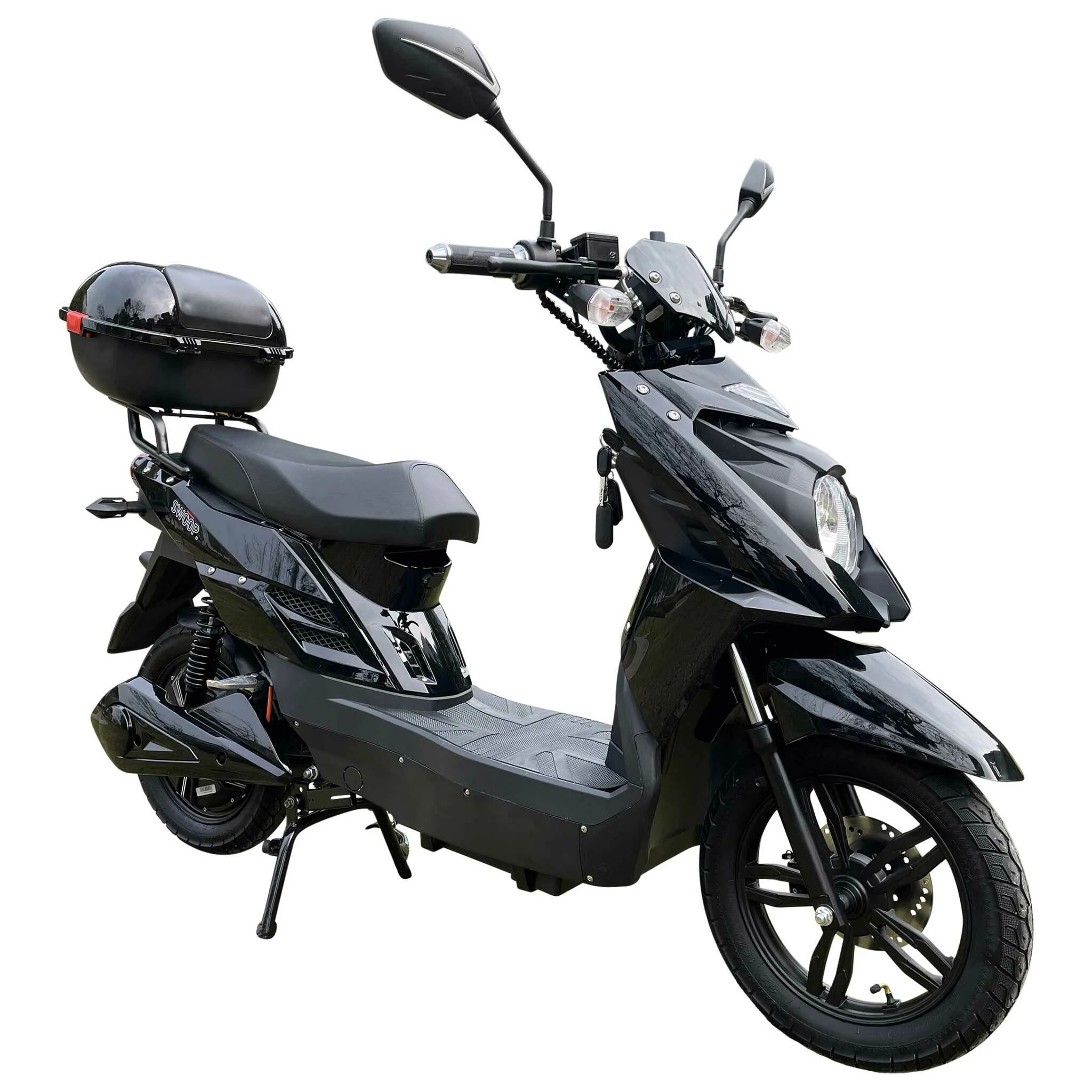 Swoop Elegante E-Scooter Elektroroller Schwarz 1000W
