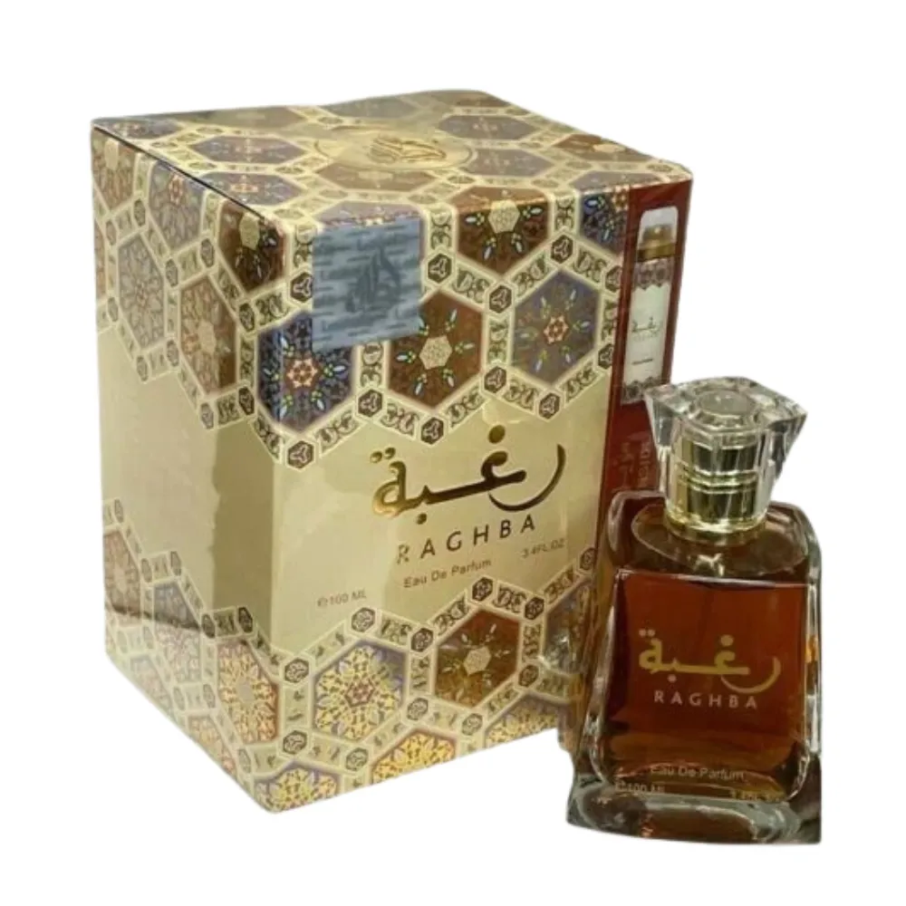 Raghba Eau De Parfum 100ml by Lattafa �?Arabian Men’s Perfume + Free Deo