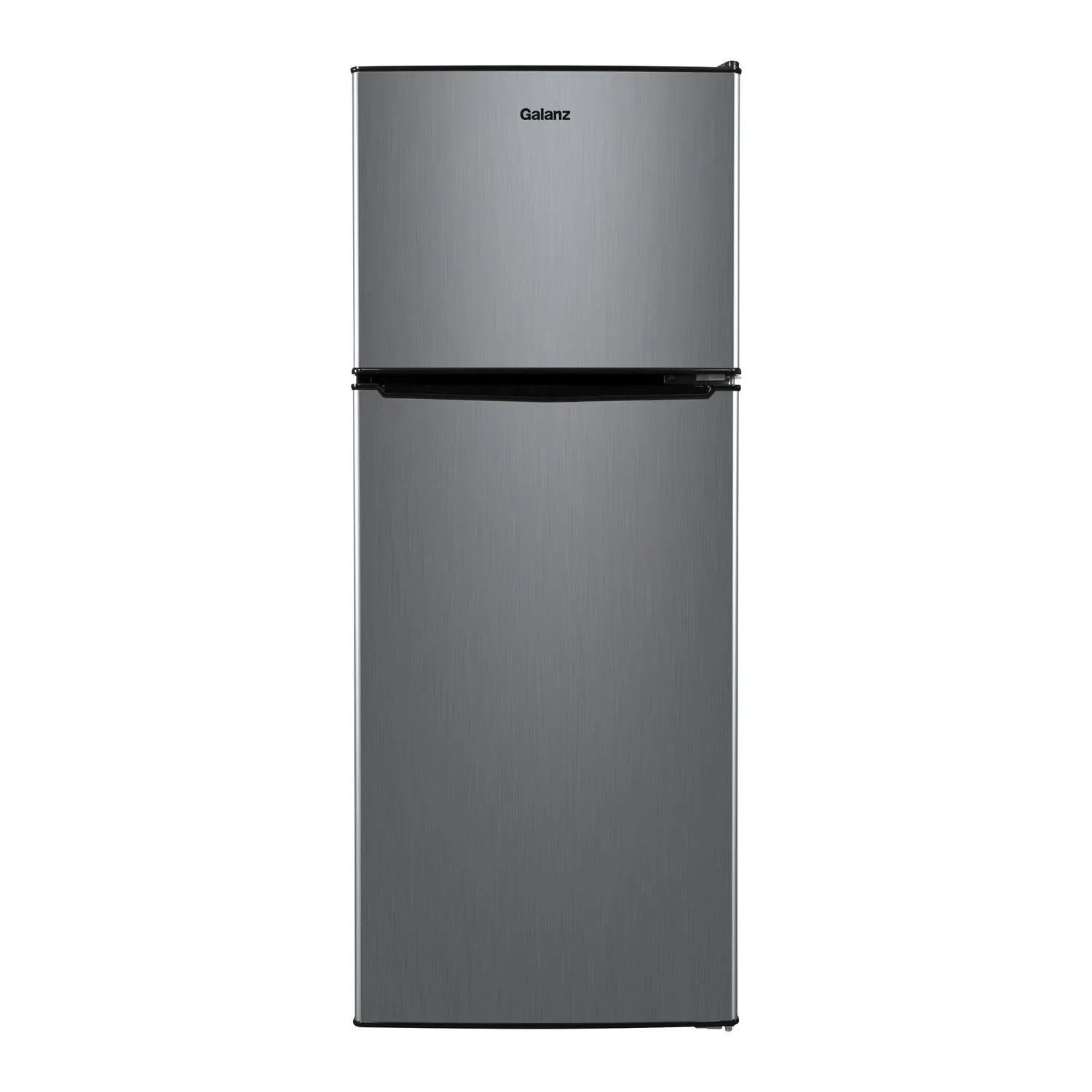 4.6 Cu ft. Twee-deurs minikoelkast met vriezer, roestvrij staal