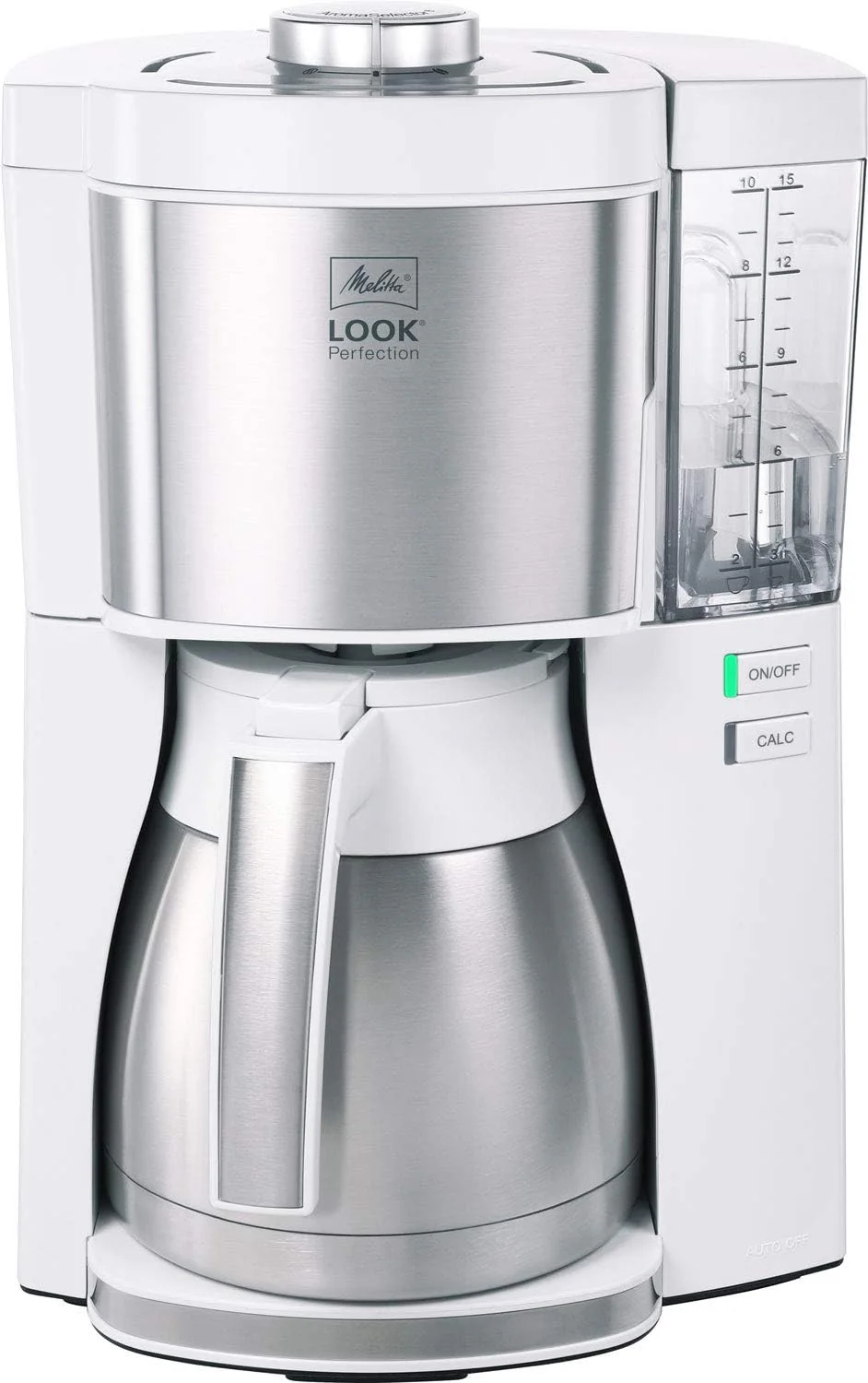 Melitta Look Perfection - Filterkoffiezetapparaat - met thermoskan - druppelstop - 10 kopjes - Zwart (1025-16)