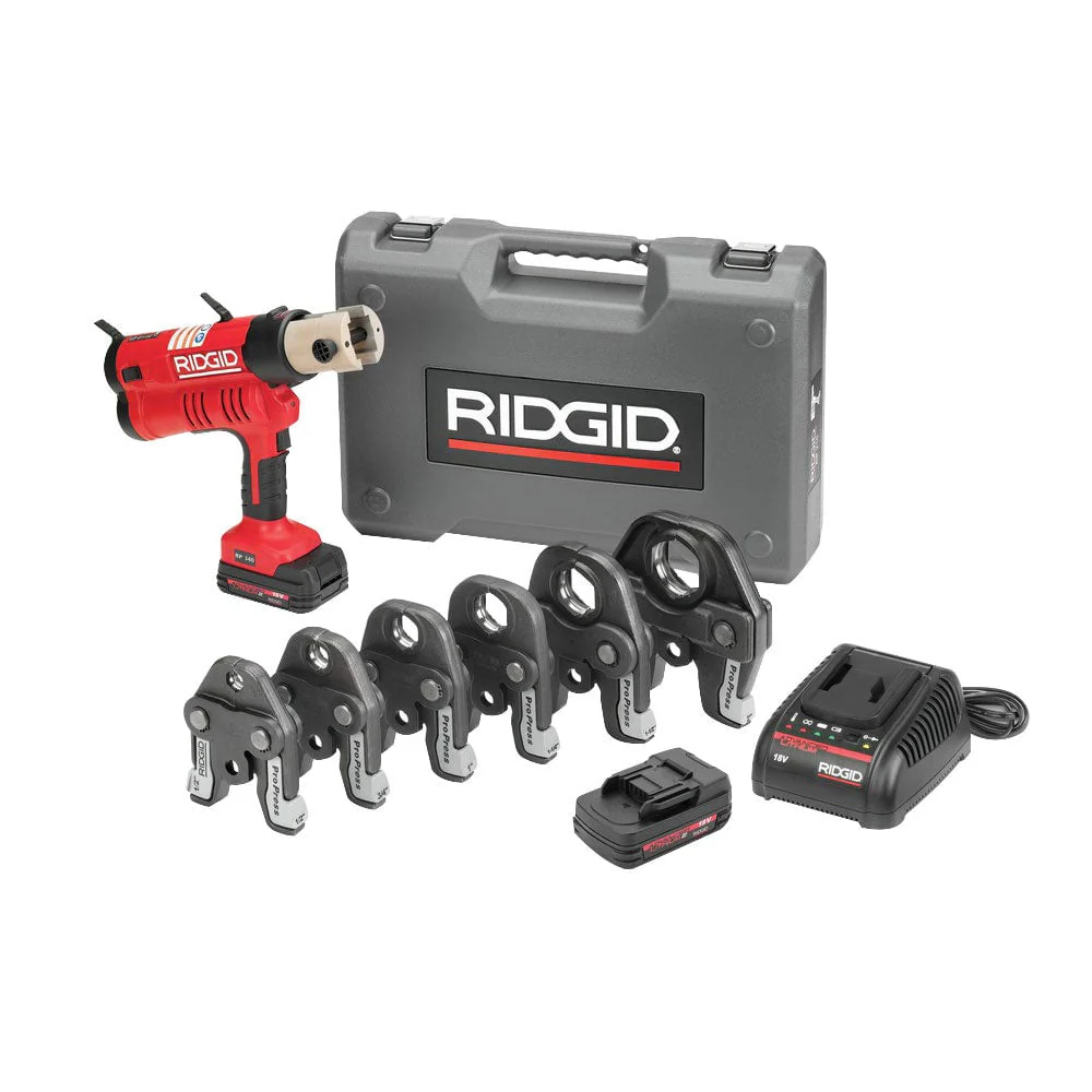 18V Cordless Press Tool Kit with ProPress Jaws (1/2-2)