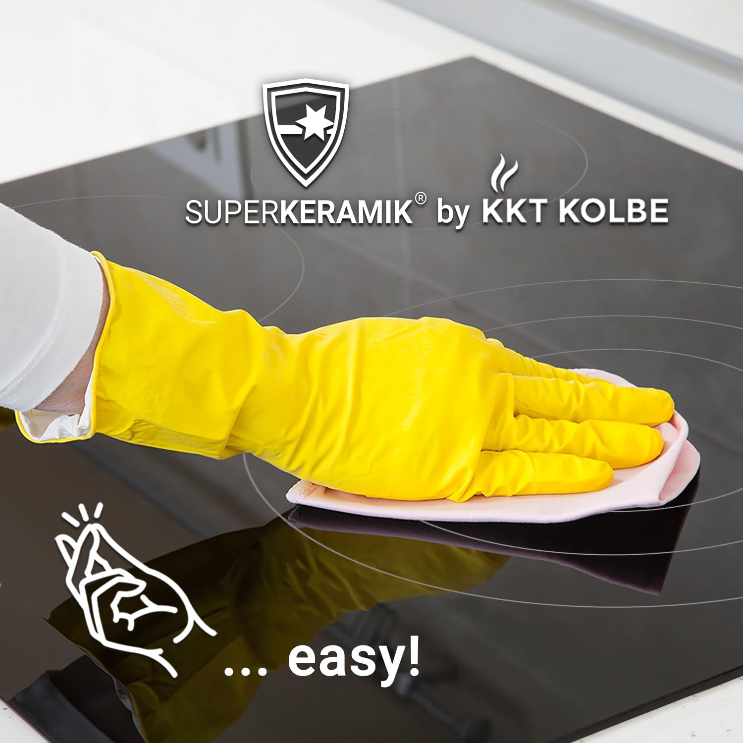 Autarkes Herdset: 60cm Einbaubackofen BO8805SS + 59cm Kochfeld CH5901RL | Grill | Heißluft | Automatik-Timer | 2-fach Wärmeschutzverglasung | Kindersicherung | Knebelbedienung | SET8805CH59RL