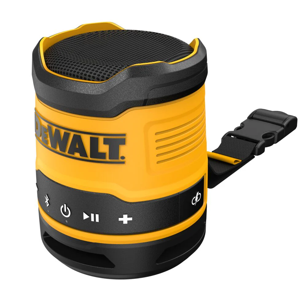 2025 DeWALT DCR008 Mini Bluetooth Luidspreker Oplaadbaar