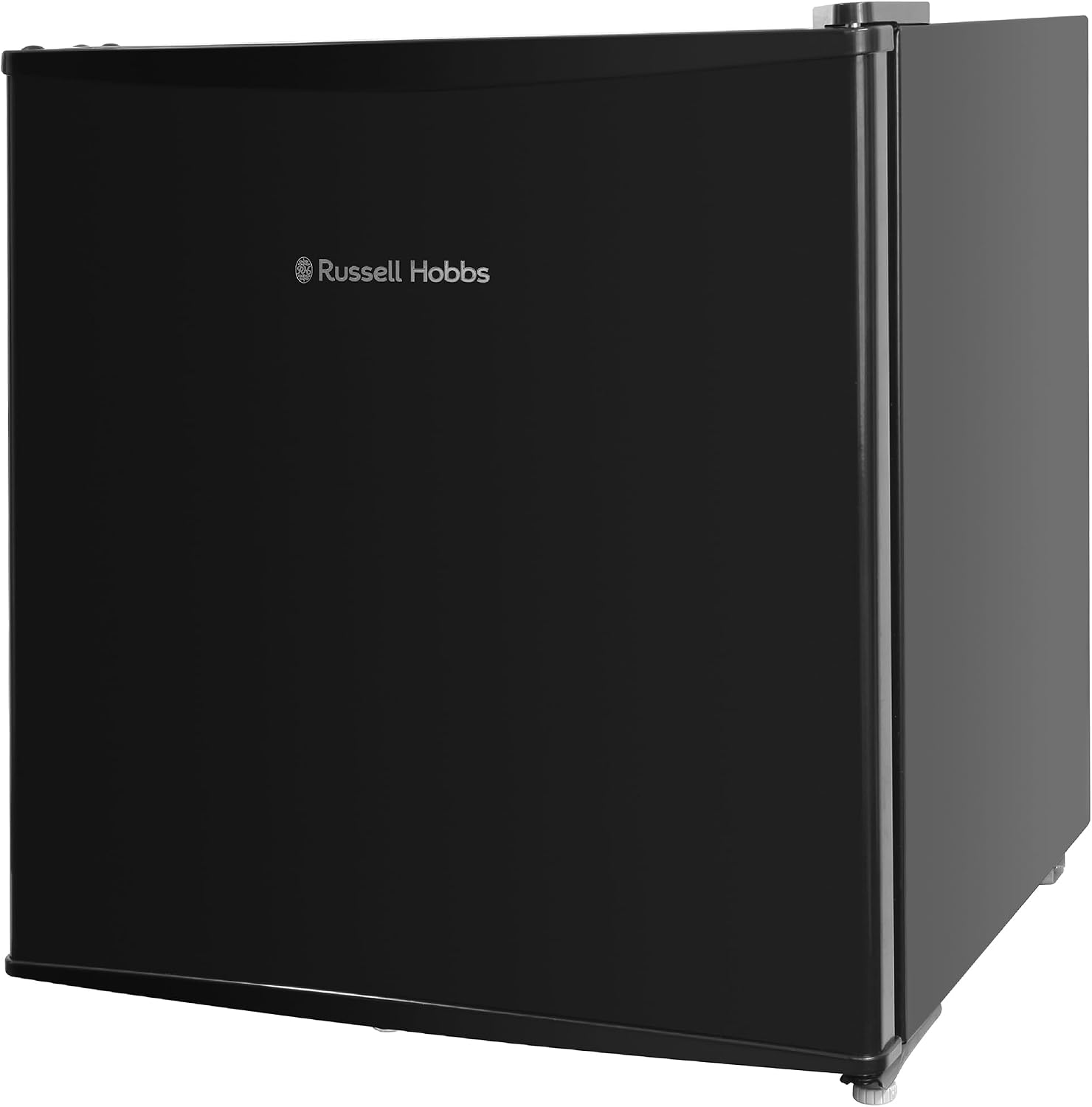 Russell Hobbs Tisch-Speisekammer, Mini-Kühlschrank, 43 Liter Fassungsvermögen, wendbare Tür & verstellbare Füße, kleiner Kühlschrank, manuelle Temperaturregelung, Eisbox, schwarz RHTTF0E1B