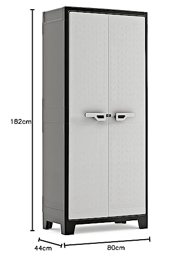Keter Armadio Alto Titan con Ripiani Regolabili, da interno ed esterno, 80 x 44 x 182 cm : Amazon.it: Giardino e giardinaggio