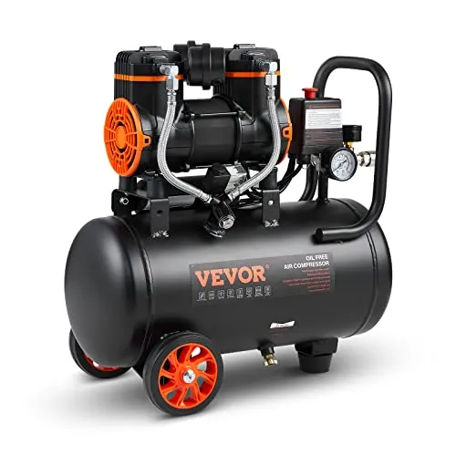 VEVOR 6.3 Gallon Air Compressor, 70 dB Ultra Quiet Compressor for Auto Repair