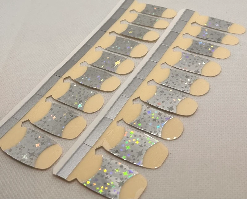 Holo Metallic French Star