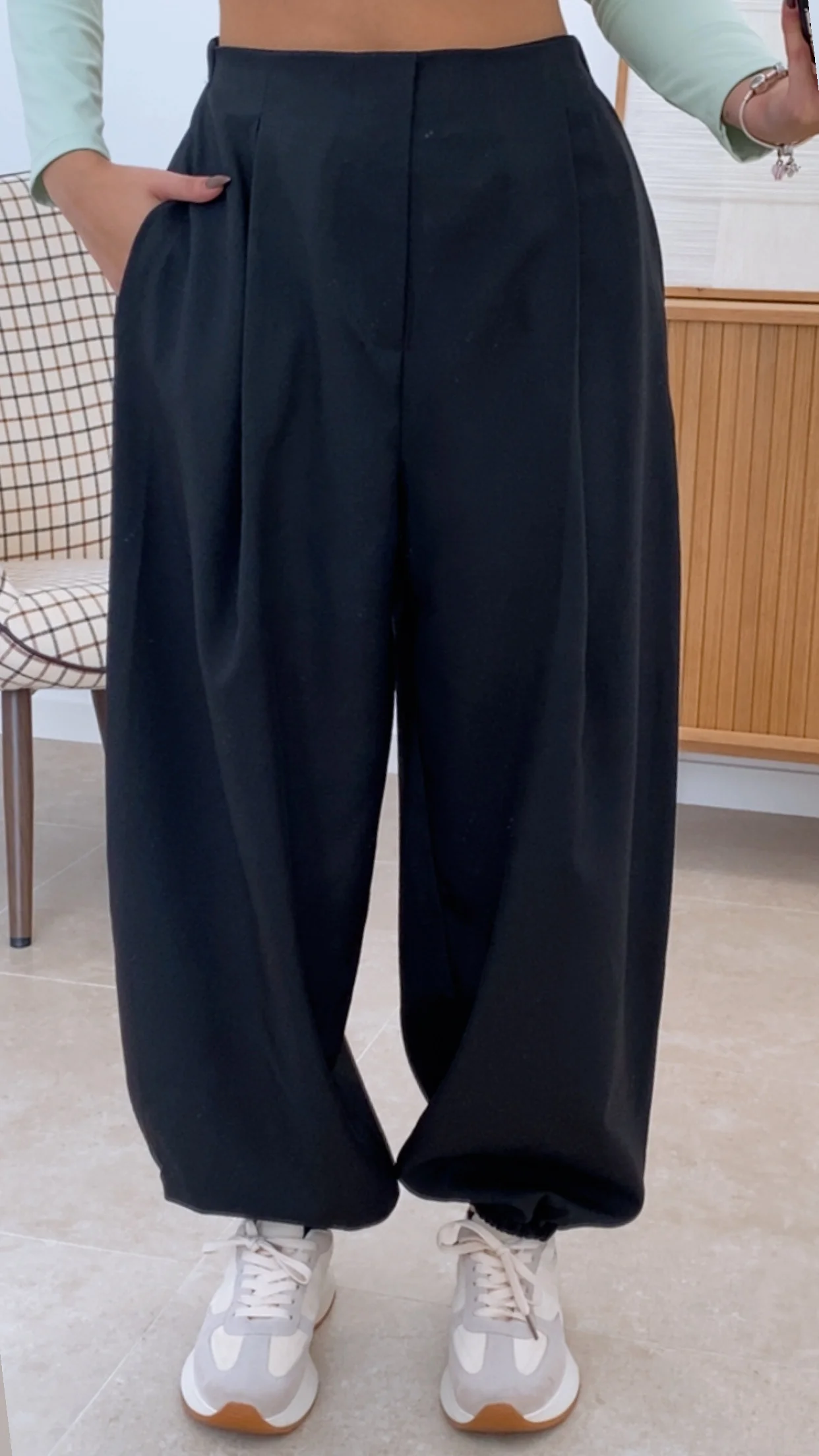 PANTALÓN BALLON ENGOMADO