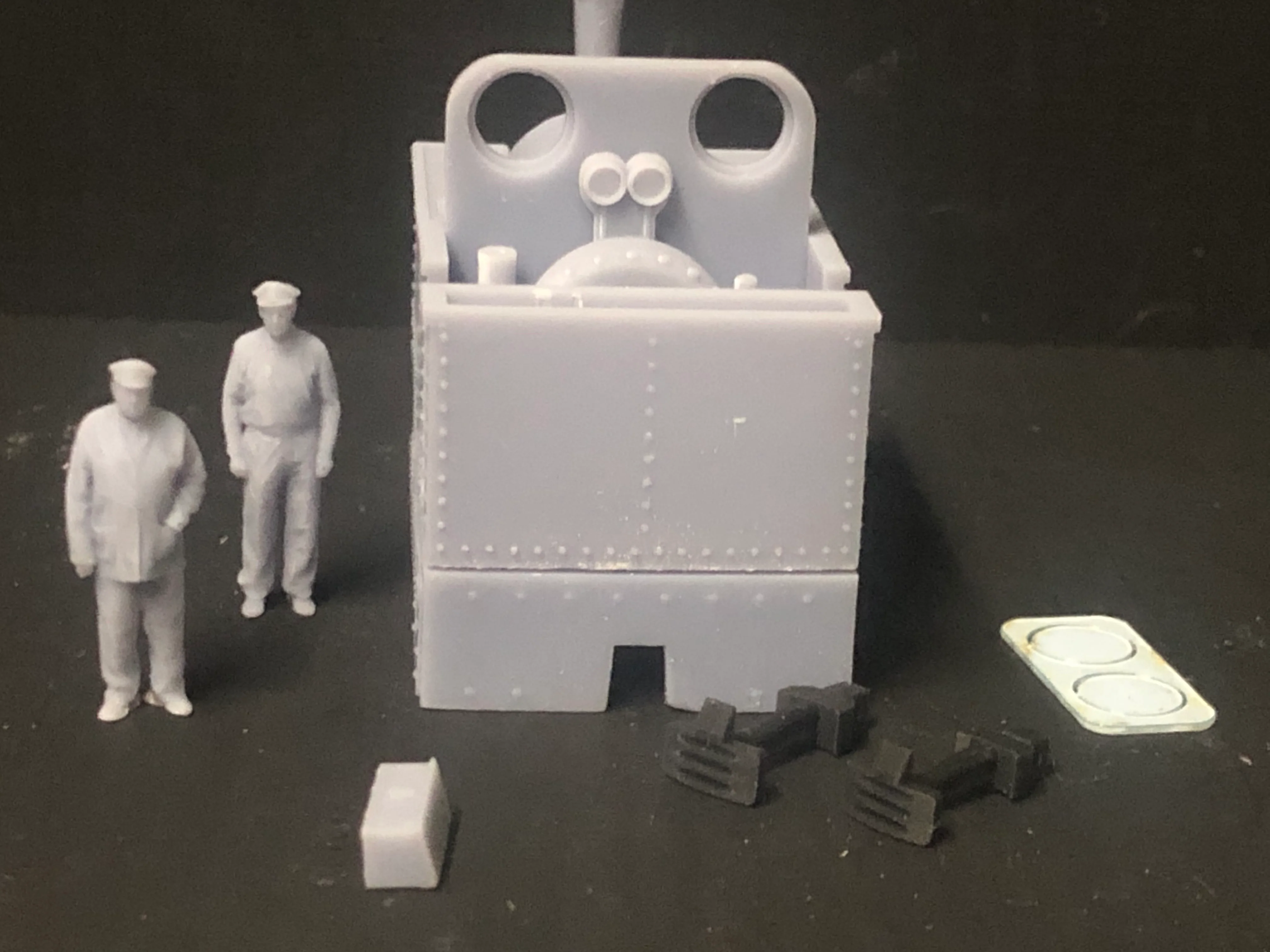 OO9/009 Kerr Stuart Open Cab Steam Loco that fits the Kato chassis 11-109