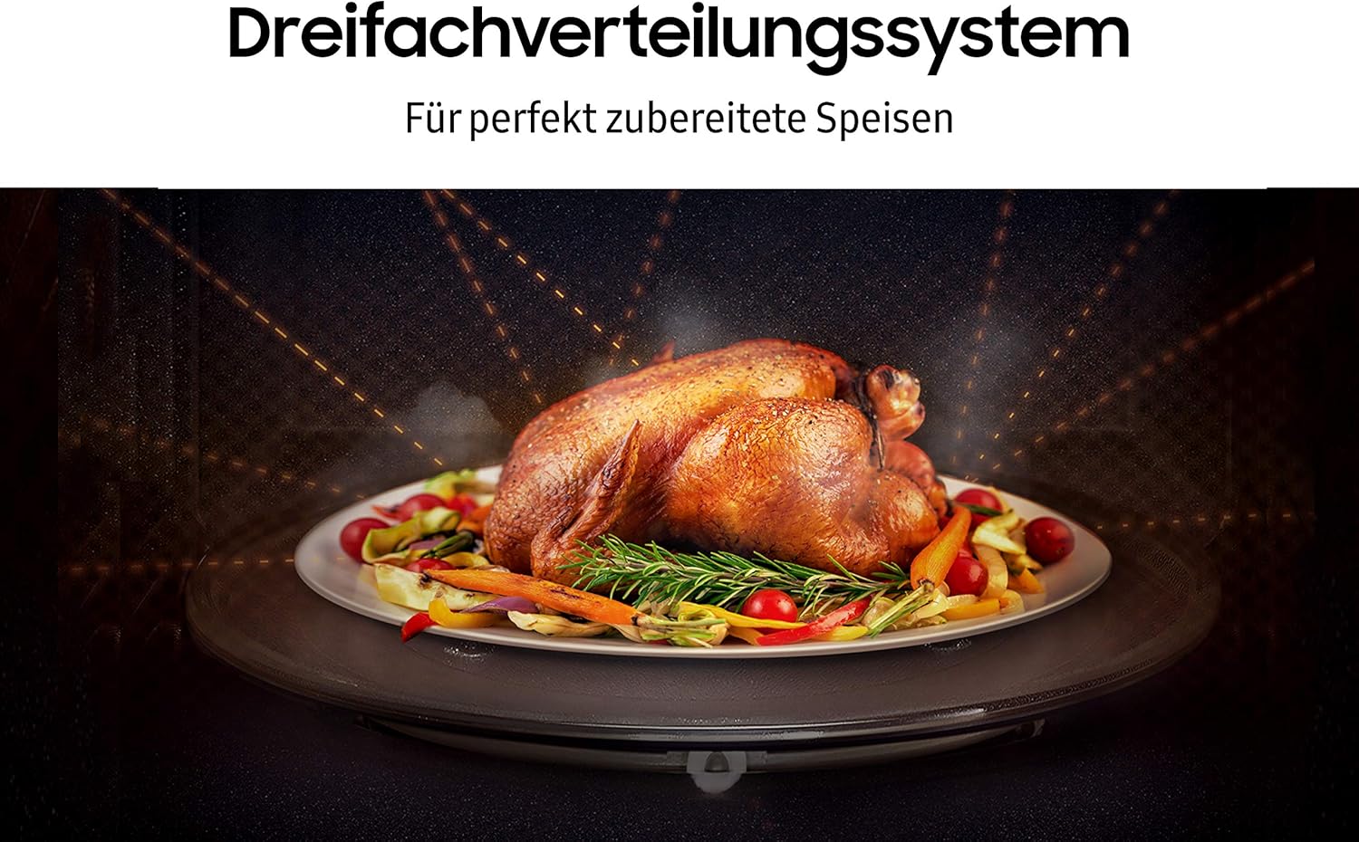 MW3500 Mikrowelle MS23K3614AW/EG / 800 W / 23 L Garraum / 48, 9 cm Breite / Kratzfester Keramik-Emaille-Innenraum / 6 Leistungsstufen / Wei