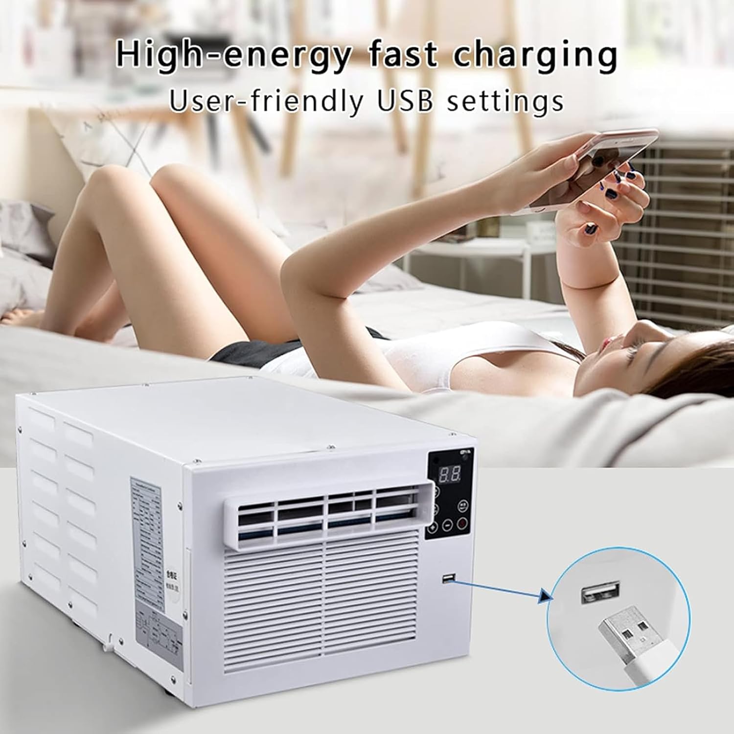 Schnelle Kühlung Im Freien Klimaanlage, Tragbare AC -zelt Klimaanlage, Kühlung, Entfeuchtung, Timing, 500w Camping Mit Niedrigem Stromverbrauch, Rv
