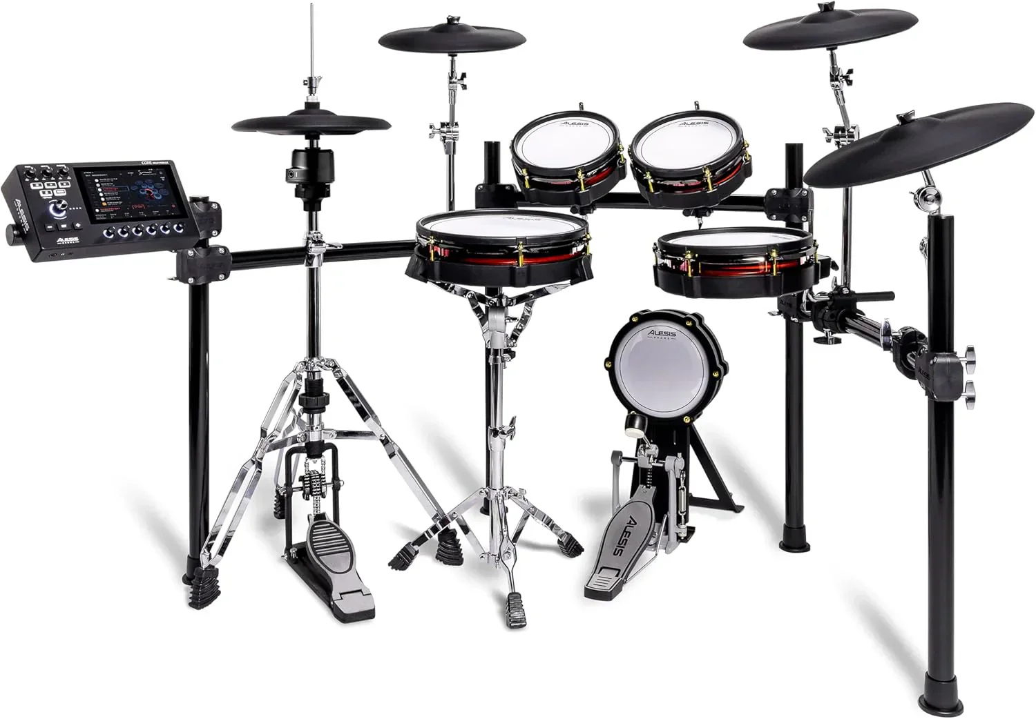 Alison Strata Prime Electronic Drum Set with Touch Screen Dual Area Grid Head