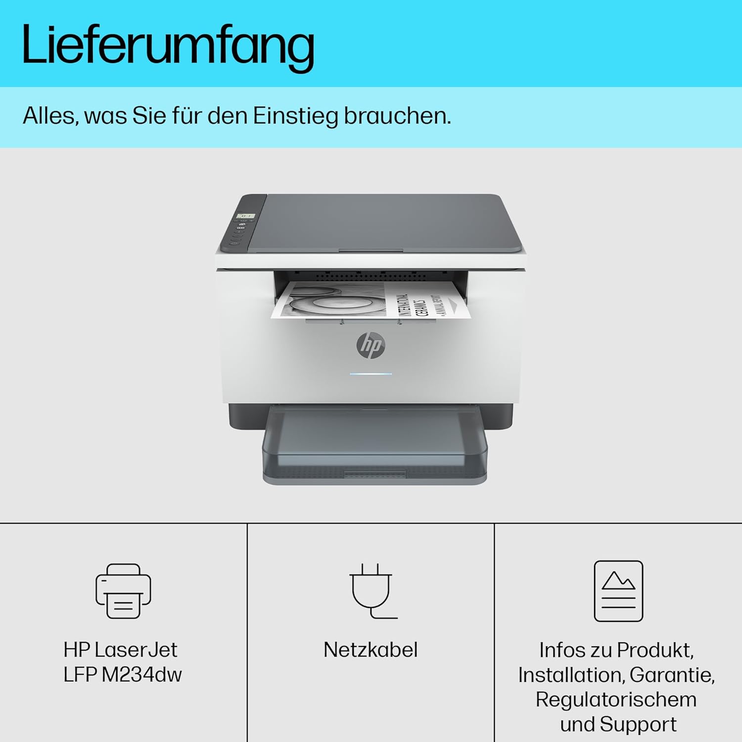 HP LaserJet MFP M235sdw Multifunktions-Laserdrucker Schwarzweiß, Drucken, Kopieren, Scannen, Automat.beidseitiger Druck, Dual-Band Wi-Fi, USB, LAN, HP Smart App, Intelligente Benutzeroberfläche