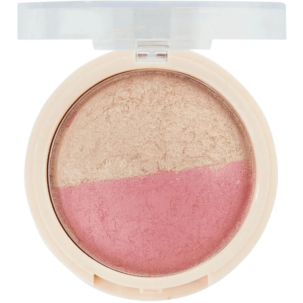 Sunkissed Baked Blusher & Highlighter �?Mineral Powder Pink & Gold Glow 17g