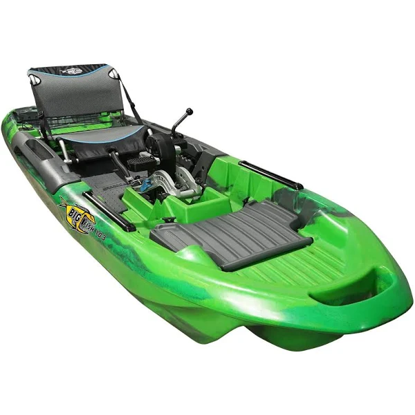 Pedal Drive Fishing Kayak, Green Camo