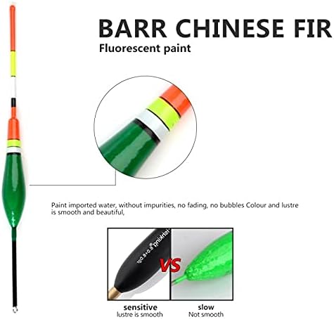 10 Stück/Set Angelposen-Set Holzboje Float Bobber Kork Angeln Schwimmende Drift Vertikale Boje Mix Größen Angelzubehör (Größe: 5g)