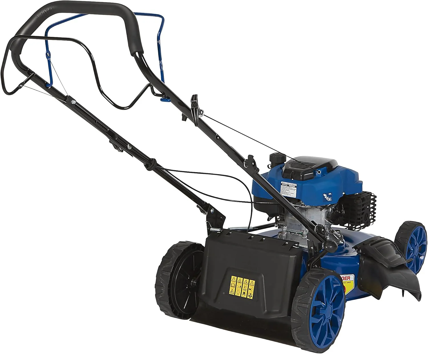 21-Inch 3-in-1 Self-Propelled Gas Lawn Mower 200cc 4-Stroke OHV Engine, Mulch, Bag