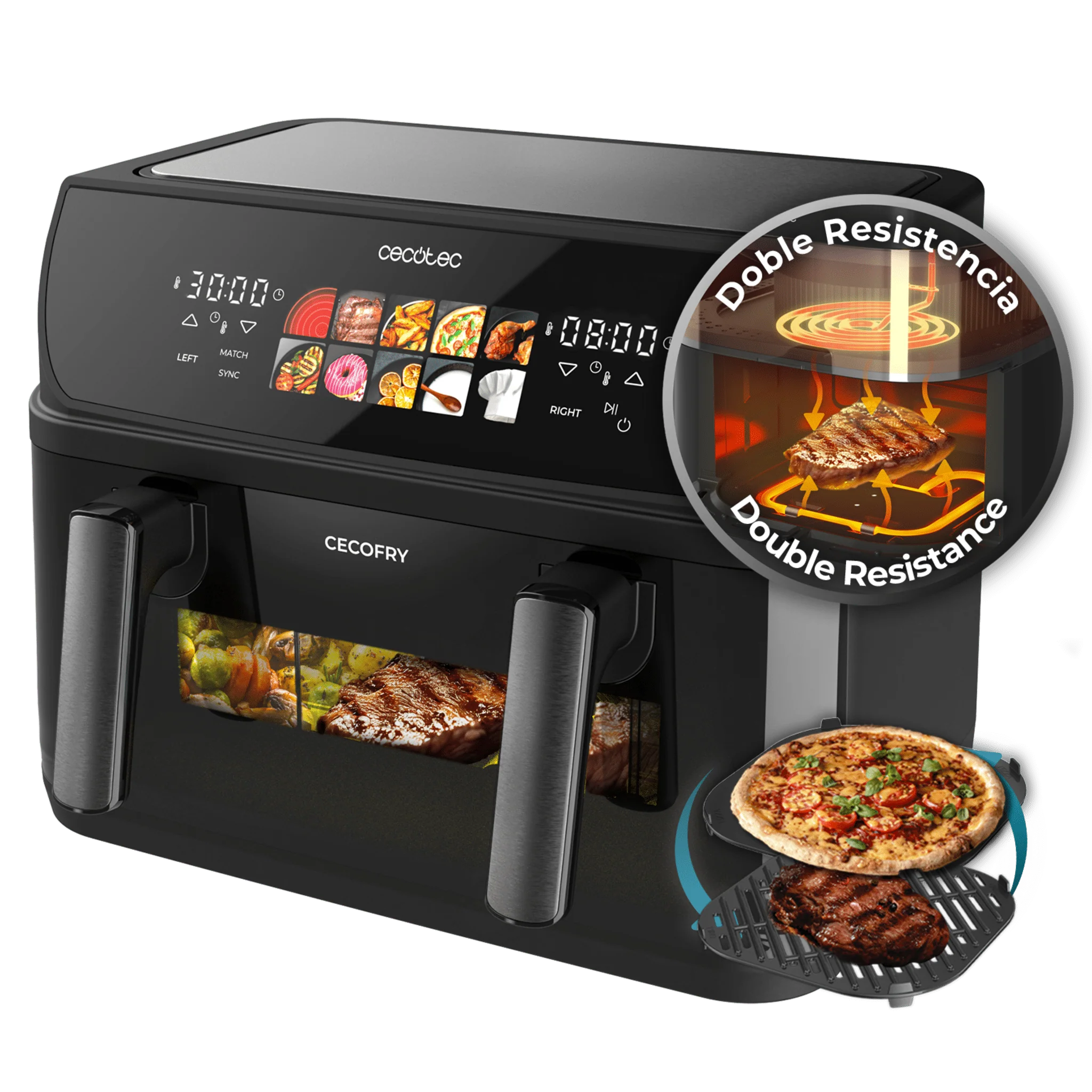 Cecofry&Grill Duoheat 10000