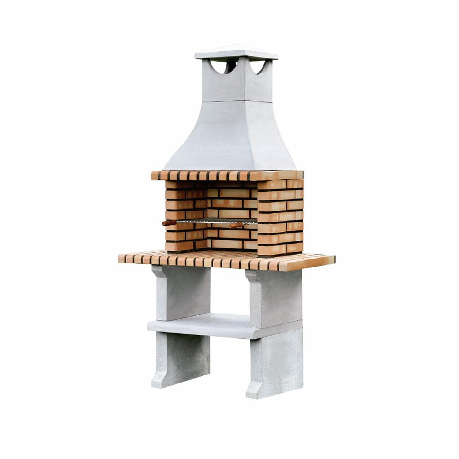 Grill Naples XL z 2 mini ławkami i paleniskiem