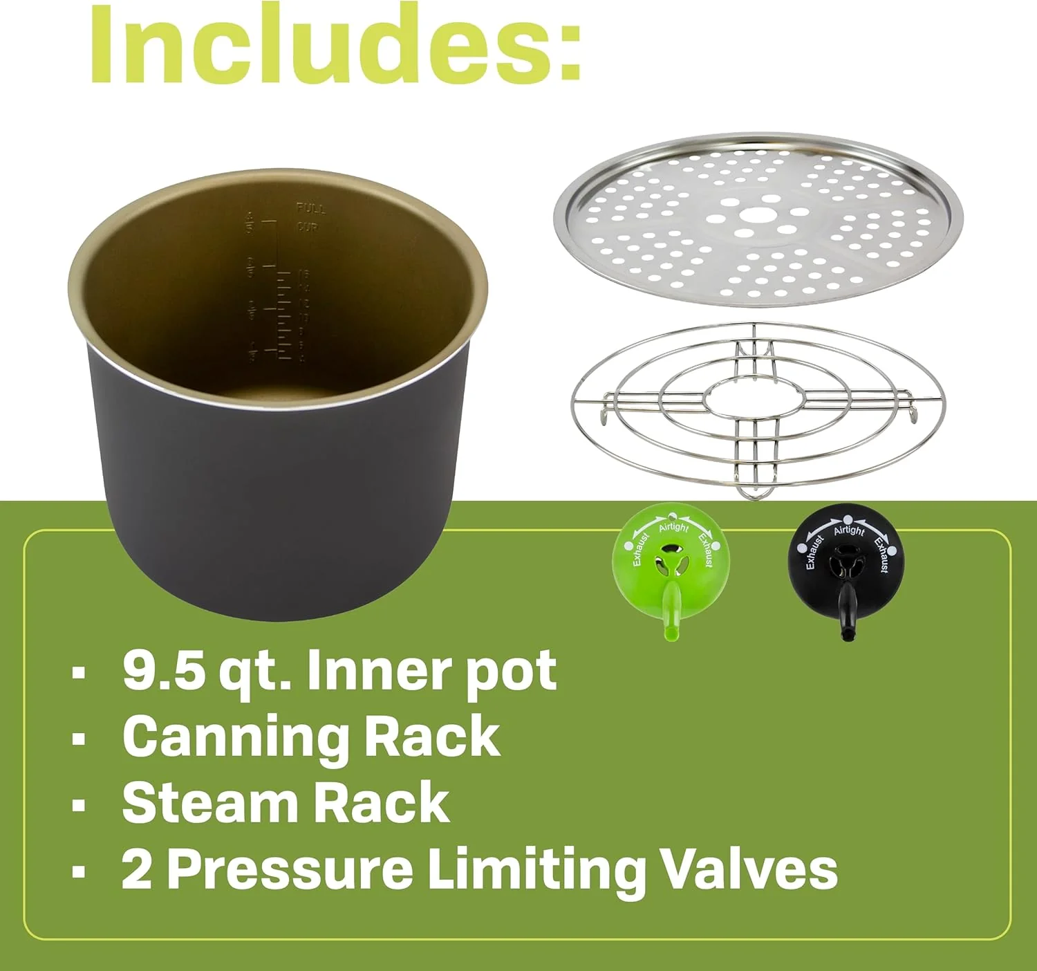 Nesco NPC-9 Smart Electric Pressure Cooker and Canner, Stainless Steel, 9.5 Qt