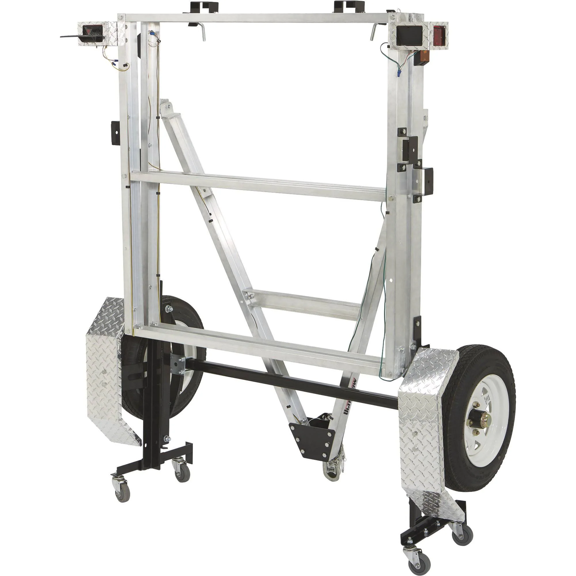 Ultra-Tow 4ft. x 8ft. Folding Aluminum Utility Trailer Kit-1170Lb. Load Capacity 3806S109