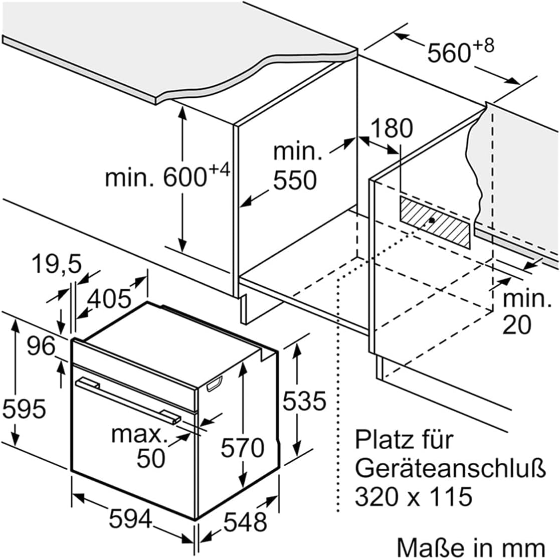Siemens HB517ABS0 iQ500 Einbau-Elektro-Backofen, Edelstahl, cookControl10, Schnellaufheizung, 3D Heißluft plus, Schwarz