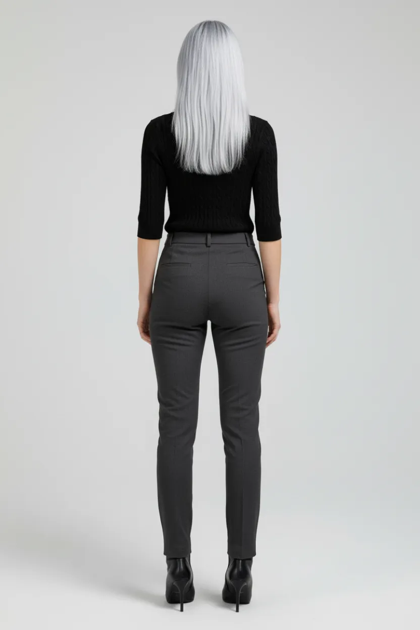 Black Colour Pearl-Embellished Short Jumpe