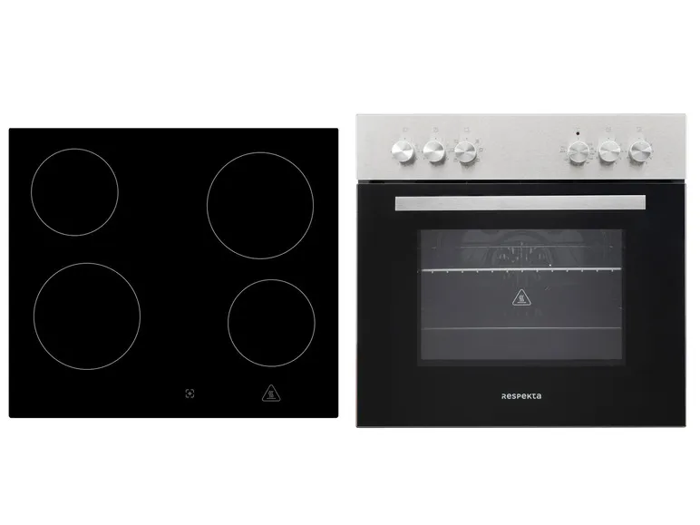 Ovenset HS2000-26 zwart, 56 liter
