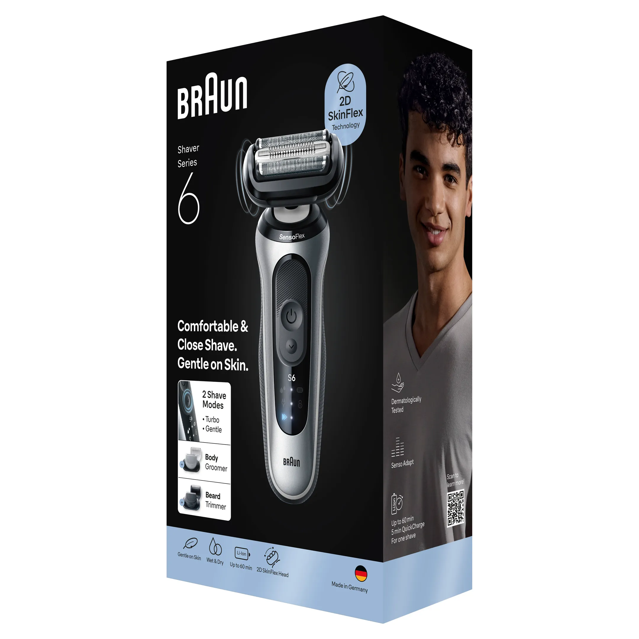 Braun Elektrisch scheerapparaat Series 6 62-S1650s