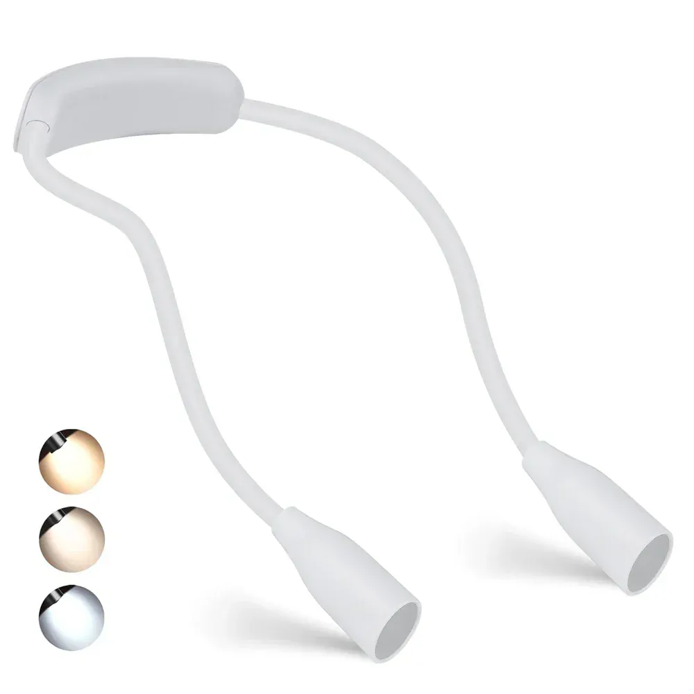 LumiFlex GlowNeck LED Neck Light | USB Rechargeable Hands-Free Reading Lamp